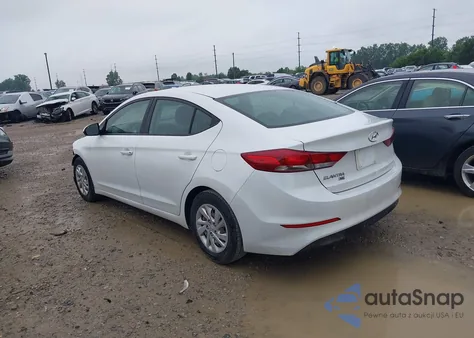 2018 Hyundai Elantra Se z USA, uszkodzony, nr VIN 5NPD74LF4JH295175